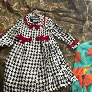 Toddler Size 4 Coat and Dress Set